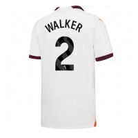 Camisa de Futebol Manchester City Kyle Walker #2 Equipamento Secundário 2023-24 Manga Curta